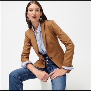 NWTs J. Crew Parke Wool Blazer in Tan Camel